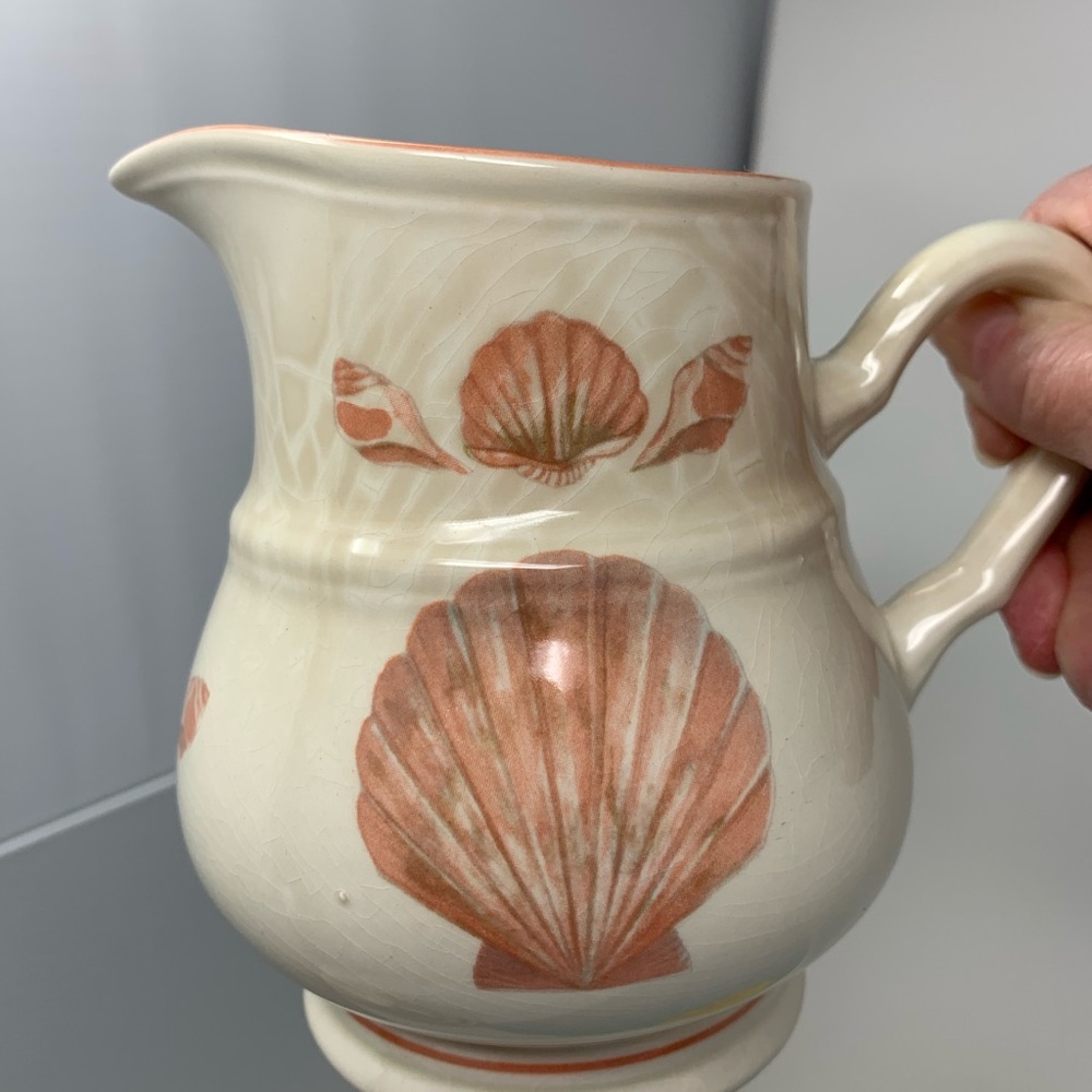 Sangostone Seashell Pink & Cream Pitcher